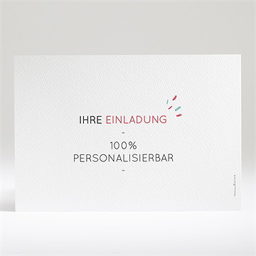 Hochzeitseinladung Blanco - 14,5X21cm (N14101) - Vue 2