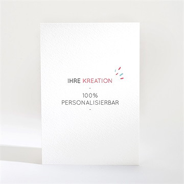 Geburtskarte Blanco - 9,5X13,8Cm (N21170) - Vue 2