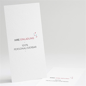 Hochzeitseinladung Blanco - 10X21cm (N22109)