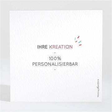 Dankeskarte Hochzeit blanco - 9,5x9,5cm (n30021)