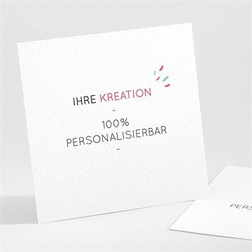 Dankeskarte Hochzeit blanco - 9,5x9,5cm (n30106)