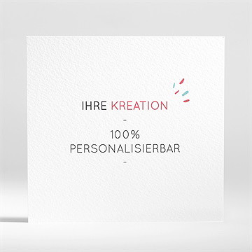 Geburtskarte Blanco - 15X14cm (N31008)