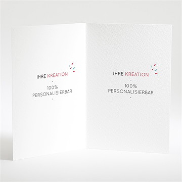 Geburtskarte Blanco - 10X14,5Cm (N401124) - Vue 2