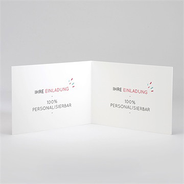 Hochzeitseinladung Blanco - 14,5X10,5Cm (N42110) - Vue 2