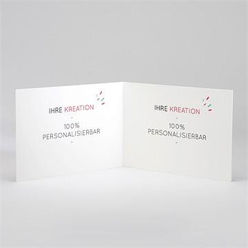 Geburtskarte Blanco - 14,5X10,5Cm (N42111) - Vue 2