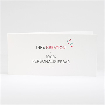 Geburtskarte Blanco - 21X10cm (N43116)