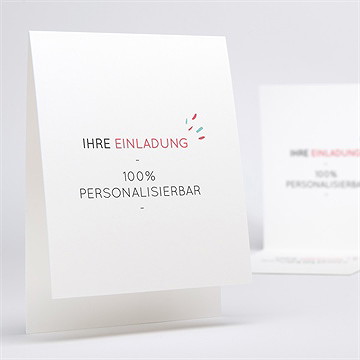 Hochzeitseinladung Blanco - 15X10cm (N50121)