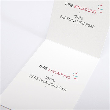 Hochzeitseinladung Blanco - 15X10cm (N50121) - Vue 2