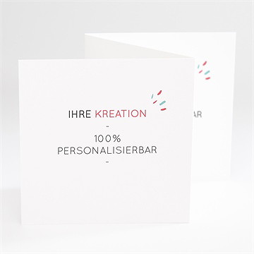 Geburtskarte Blanco - 10X10cm (N81003)