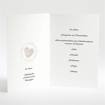Menükarte Hochzeit reisepass der liebe - Vue 2