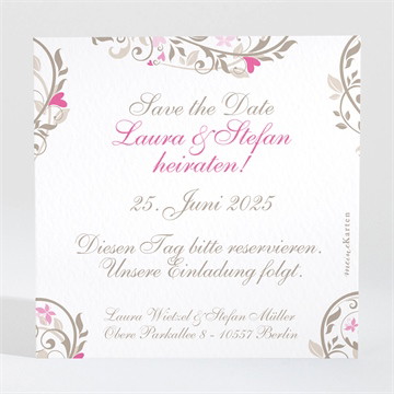 Save the Date Karte herzschlag