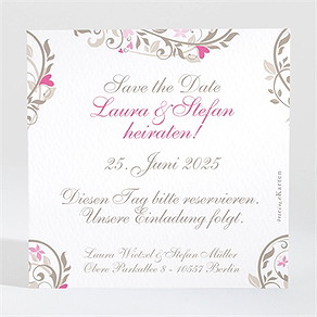 Save the Date Karte herzschlag