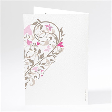 Menükarte Hochzeit Herzschlag - vue 3