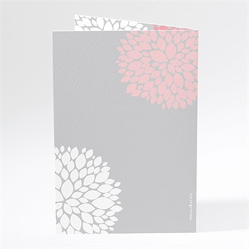 Menükarte Kommunion taube mit blumen - Vue 3