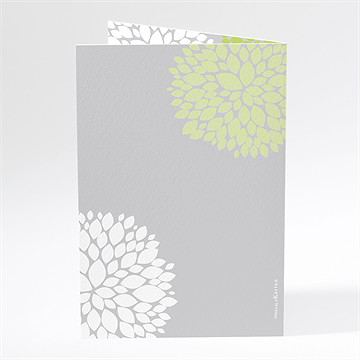 Menükarte Kommunion blumen mit tauben - Vue 3