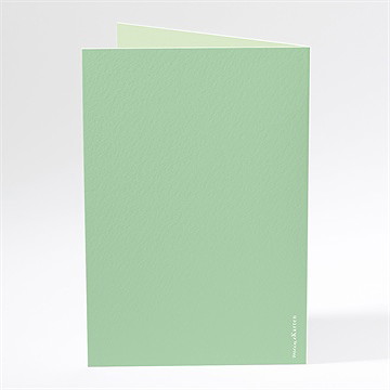 Menükarte Taufe Grünes Patchwork - Vue 3