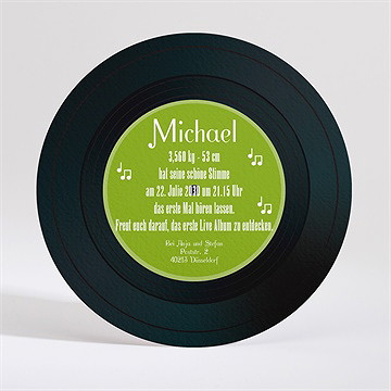 Geburtskarte Meine Lieblingsplatte - Vue 2