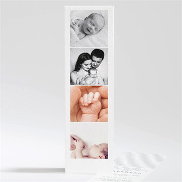 Geburtskarte foto patchwork