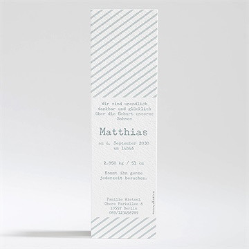 Geburtskarte Foto Patchwork - Vue 2