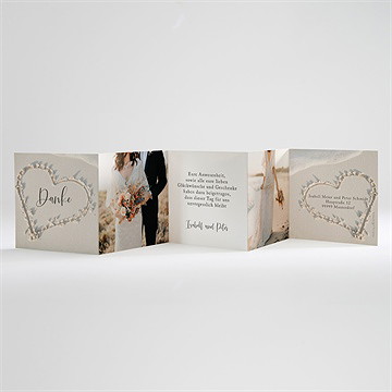 Dankeskarte Hochzeit strandliebe - Vue 2