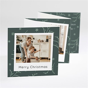 Weihnachtskarte tannenzweig