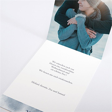 Weihnachtskarte winterlandschaft - vue 2