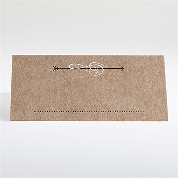 Tischkarte Hochzeit zurück zur natur - Dos du marque-place