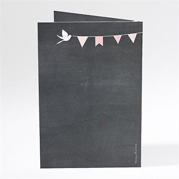 Menükarte Taufe kreidetafel girly - vue 3