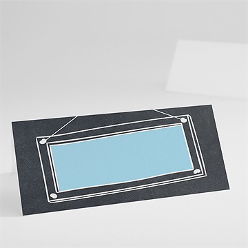 Tischkarte Taufe kreidetafel boy