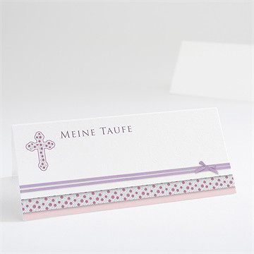 Tischkarte Taufe Girly