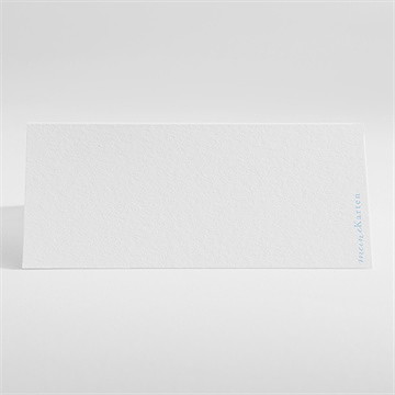 Tischkarte Taufe zarte federn - Vue 2