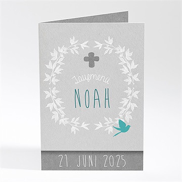 Menükarte Taufe vogelgezwitscher