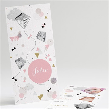 Geburtskarte drachensteigen