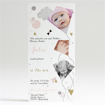 Geburtskarte Drachensteigen - Vue 2