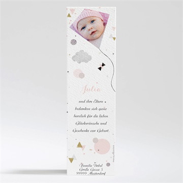 Dankeskarte Geburt Drachensteigen