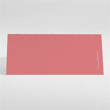 Tischkarte Taufe Rosa Mosaik - Vue 2