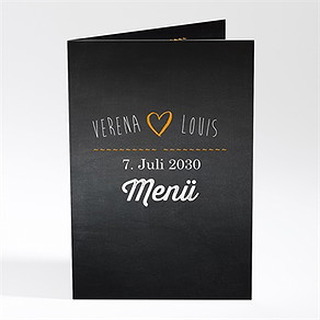 Menükarten Hochzeitsjubiläum retrospective
