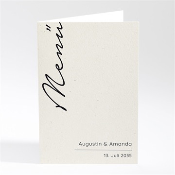 Menükarten Hochzeitsjubiläum Moderne romantik