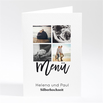 Menükarten Hochzeitsjubiläum family-stories