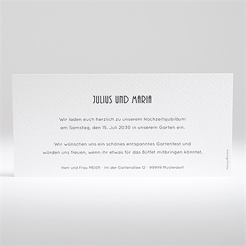 Einladung Hochzeitsjubiläum Love-Stories - vue 2