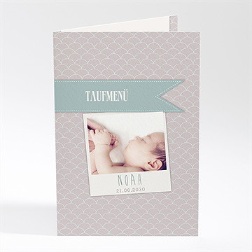 Menükarte Taufe Taufbogen