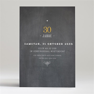 Geburtstagseinladung 30 Jahre - vue 2