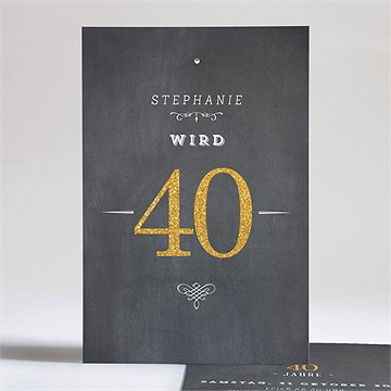 Geburtstagseinladung 40 Jahre