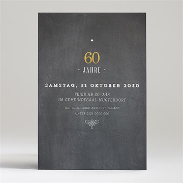 Geburtstagseinladung 60 Jahre - vue 2