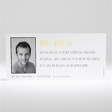 Geburtstagseinladung Stolzes Huhn - vue 2