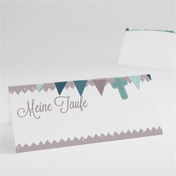 Tischkarte Taufe vogelgesang junge