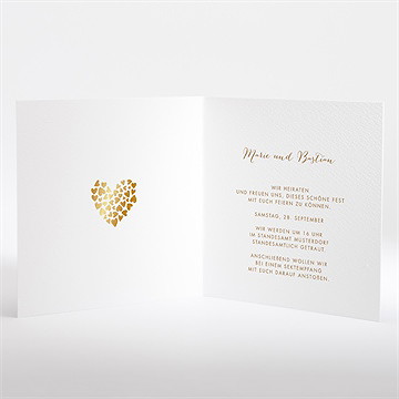 Hochzeitseinladung Herzlich - Vue 2