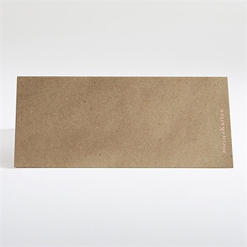 Tischkarte Hochzeit herzabdruck - Vue 2