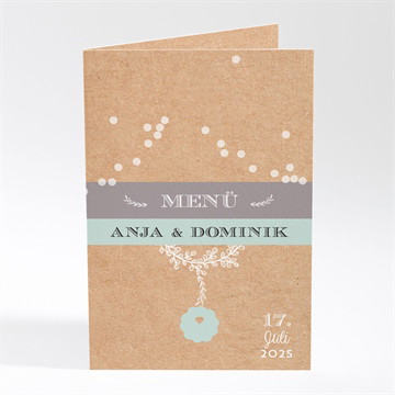 Menükarte Hochzeit kleines origami