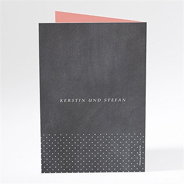 Menükarte Hochzeit Retro Ausgefallen - Sicht 3